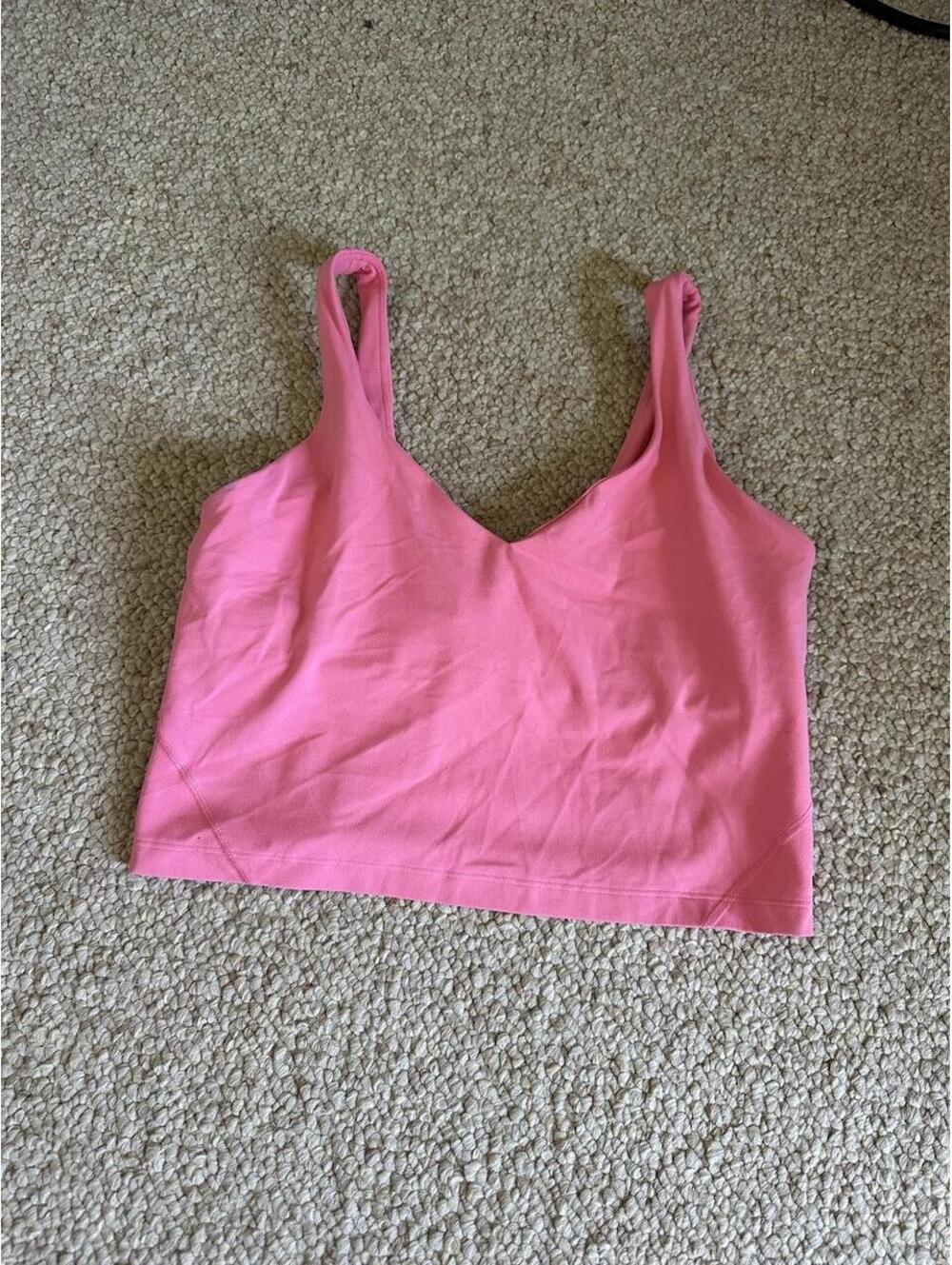 Sakura Pink Lululemon align tank bra